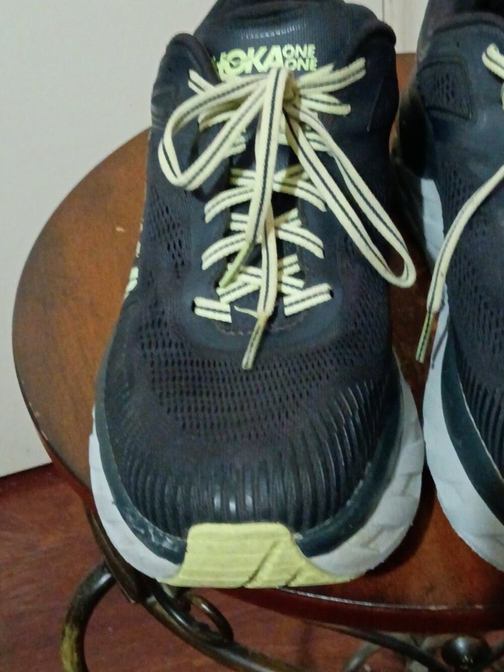 Hoka One One Bondi 7 Running Shoes Men's 11.5 Blue Graphite Athletic Shoes - Picture 7 of 14